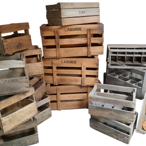 Caisse de vin vintage